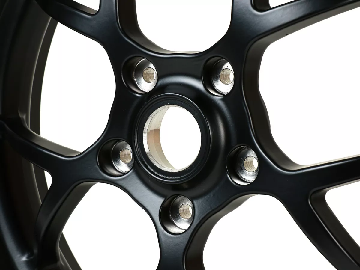 Komplett hjul -BGM PRO SPORT 13 tum- DUNLOP ScootSmart 120/70-13 - Vespa GTS, GTS Super, GTV, Sei Giorni, GT 60, GT, GT L 125-310cc - svart matt