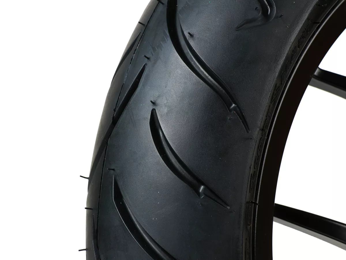 Llanta completa -BGM PRO SPORT 13 pulgadas- DUNLOP ScootSmart 140/60-13 - Vespa GTS, GTS Super, GTV, Sei Giorni, GT 60, GT, GT L 125-310cc - negro mate