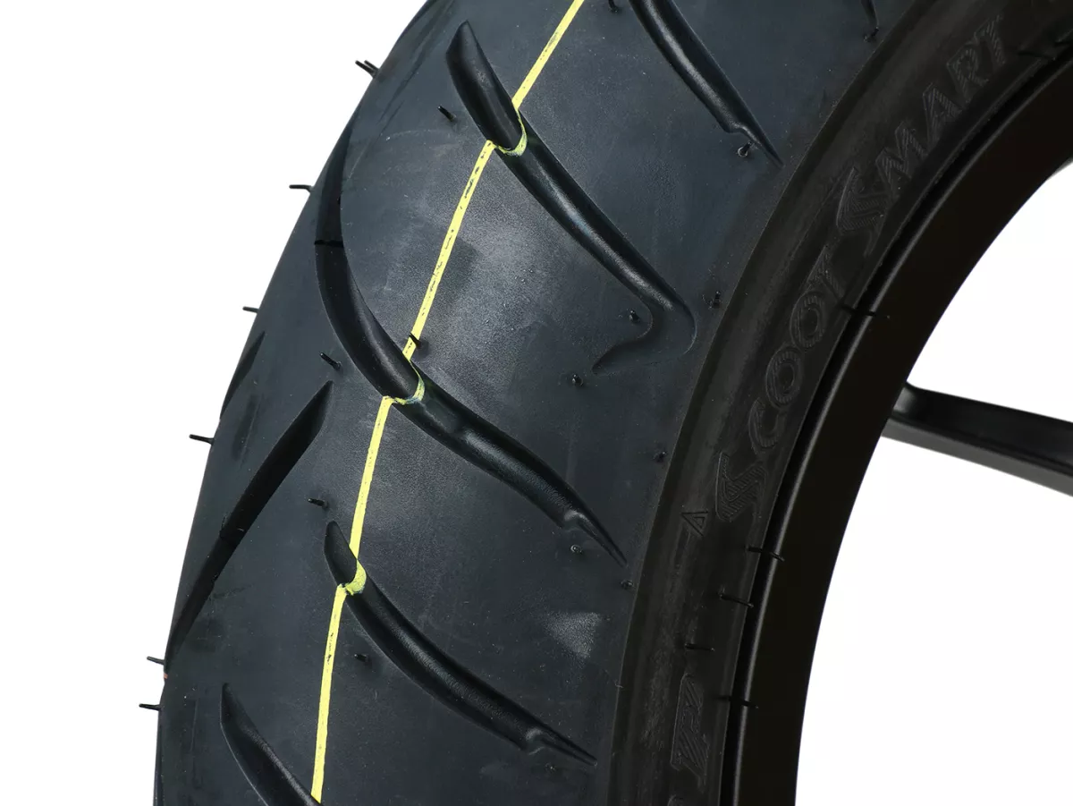 Complete wielset (voor+achter incl. montageset) -BGM PRO SPORT 13 inch- DUNLOP ScootSmart 120/70-13 + 130/70-13 - Vespa GTS, GTS Super, GTV, Sei Giorni, GT 60, GT, GT L 125-310cc - mat zwart