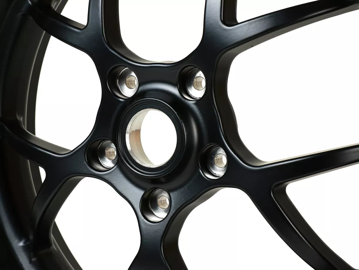 Complete wielset (voor+achter incl. montageset) -BGM PRO SPORT 13 inch- DUNLOP ScootSmart 120/70-13 + 130/70-13 - Vespa GTS, GTS Super, GTV, Sei Giorni, GT 60, GT, GT L 125-310cc - mat zwart