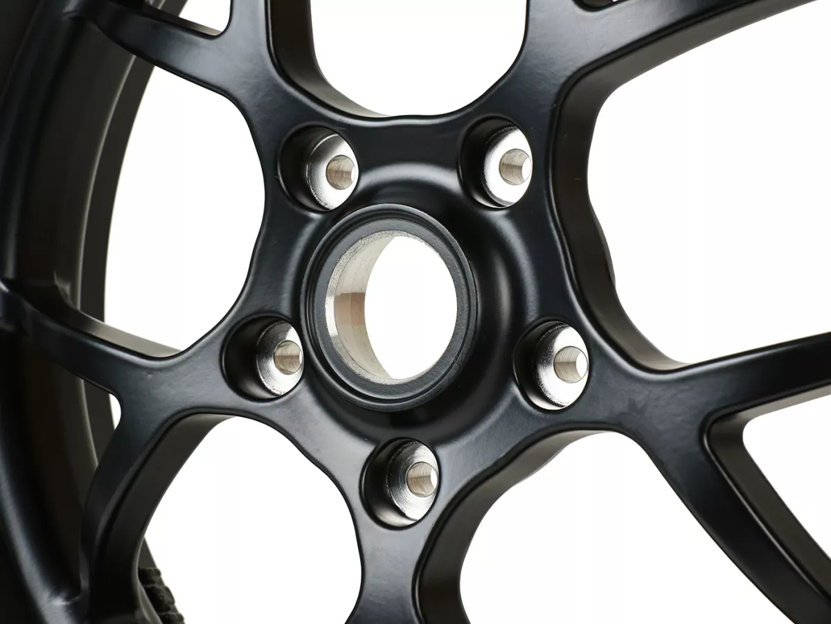 Juego completo de ruedas (delantera+trasera incl. juego de montaje) -BGM PRO SPORT 13 pulgadas- DUNLOP ScootSmart 130+140/60-13 - Vespa GTS, GTS Super, GTV, Sei Giorni, GT 60, GT, GT L 125-310ccm - negro mate