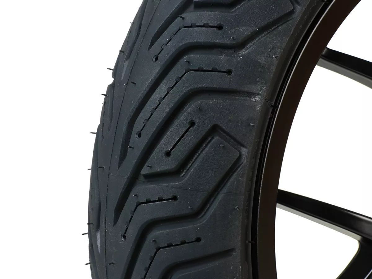 Llanta completa -BGM PRO SPORT 13 pulgadas- MICHELIN City Grip 2 140/60-13 - Vespa GTS, GTS Super, GTV, Sei Giorni, GT 60, GT, GT L 125-310cc - negro mate
