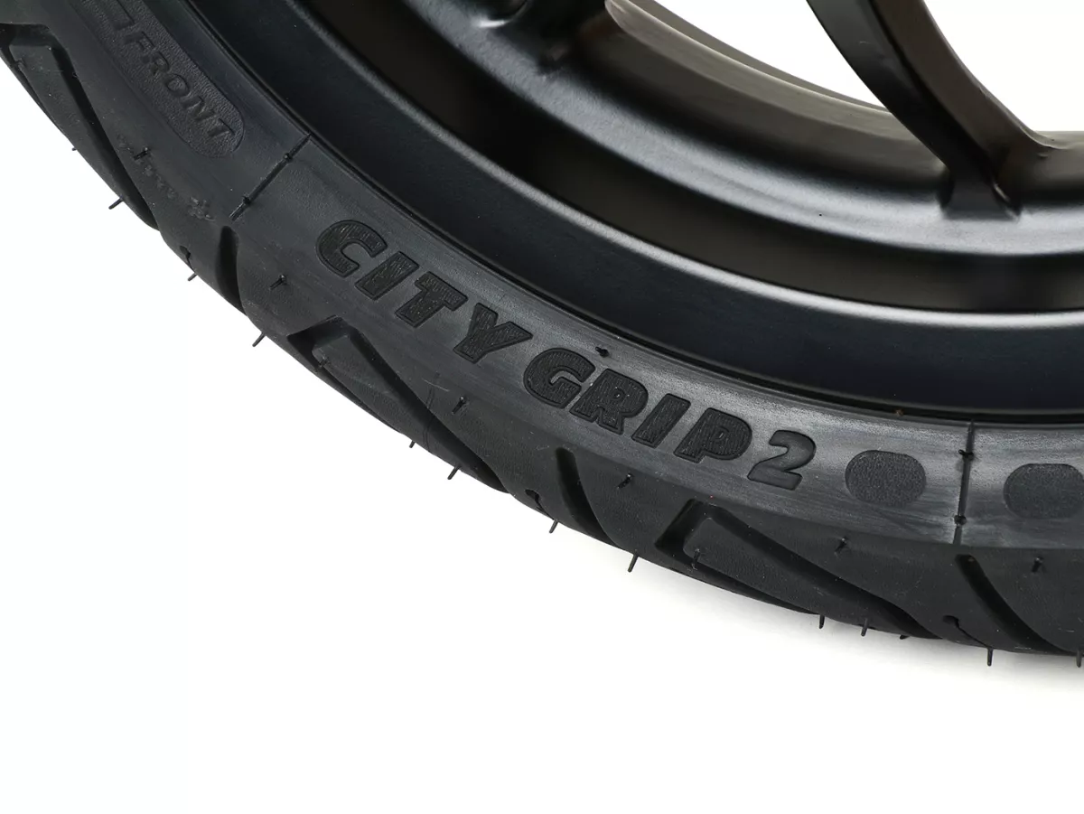 Llanta completa -BGM PRO SPORT 13 pulgadas- MICHELIN City Grip 2 140/60-13 - Vespa GTS, GTS Super, GTV, Sei Giorni, GT 60, GT, GT L 125-310cc - negro mate