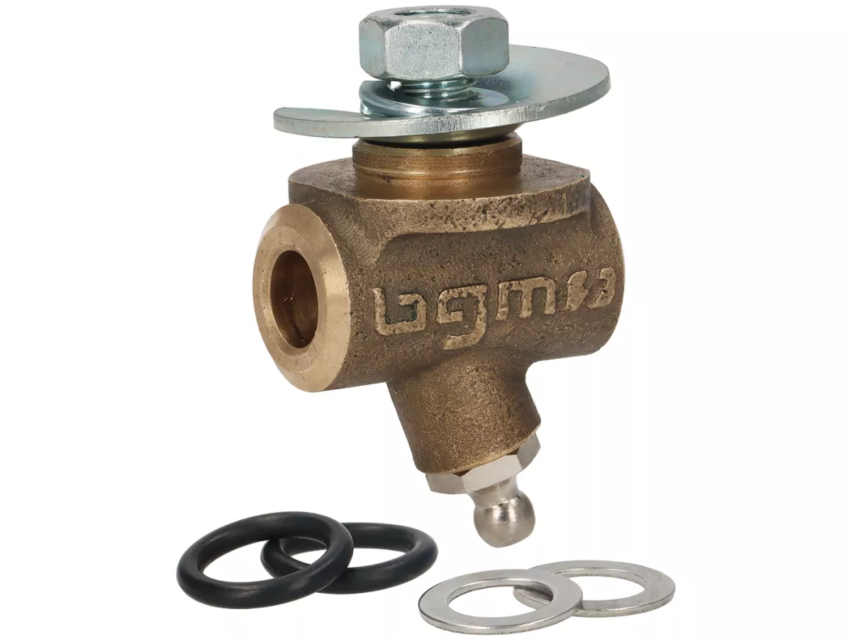 Spring bracket set (incl. spring plate and grease nipples) for front shock absorber, base fork/fork link (incl. needle roller bearing) -BGM PRO- Largeframe Sprint (VLB1T), Rally (VSD/VSE), GT/GTR125 (VNL2T), Super (VNC/VBC), TS125 (VNL3T), VNA, VNB, VBA,