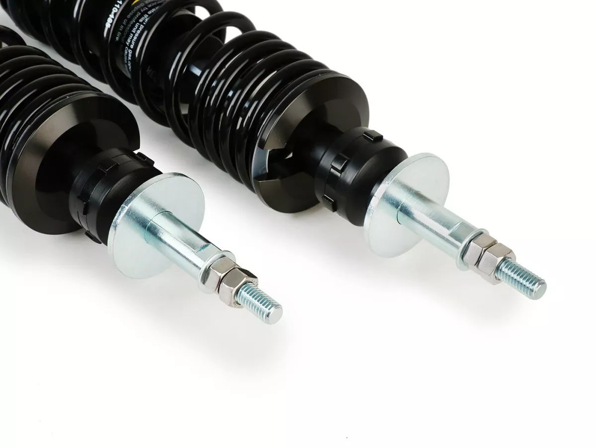Jeu d'amortisseurs arrière -BGM PRO SC/R1 SPORT V2 - Vespa GT, GTL, GTV, GTS 125, 300, 310 (toutes les années), GTS SUPER 300 HPE, SUPERSPORT 300, SUPERTECH 300 HPE - noir