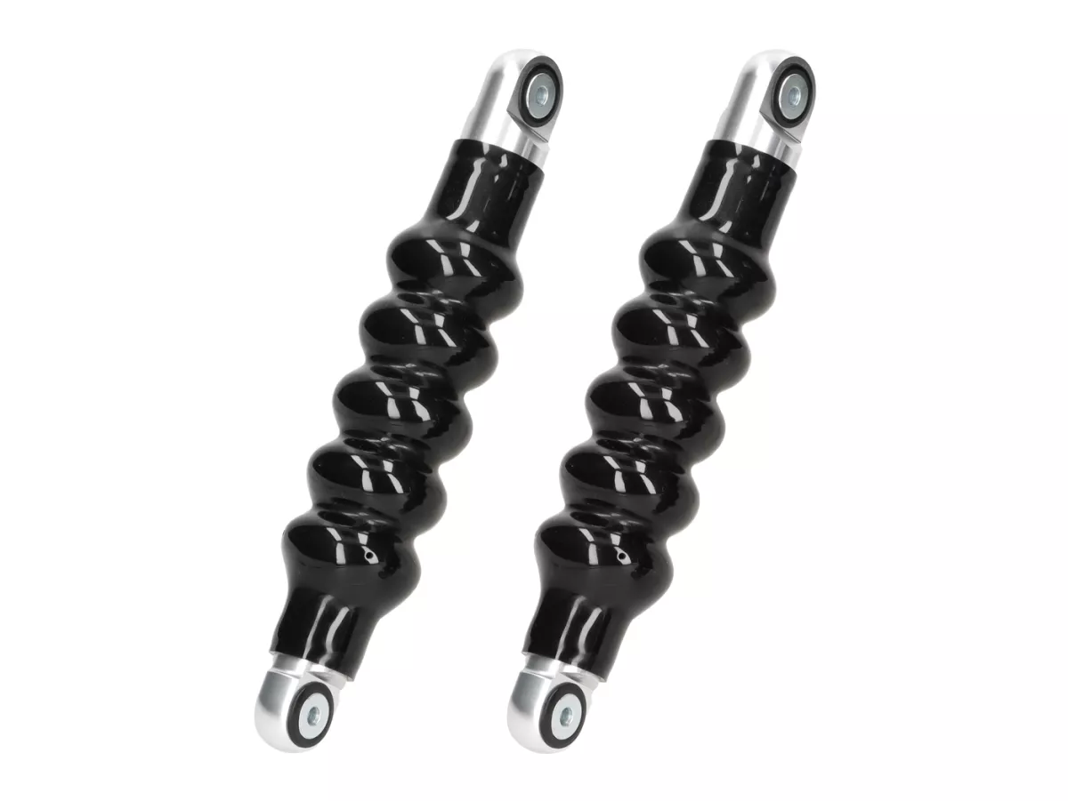 Amortiguador delantero incluido fuelle negro -BGM PRO 6Ts- Lambretta LI, LIS, SX, TV (series 2-3), DL, GP - Plata