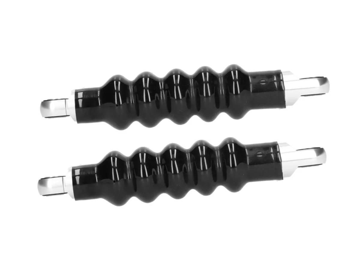 Amortiguador delantero incluido fuelle negro -BGM PRO 6Ts- Lambretta LI, LIS, SX, TV (series 2-3), DL, GP - Plata