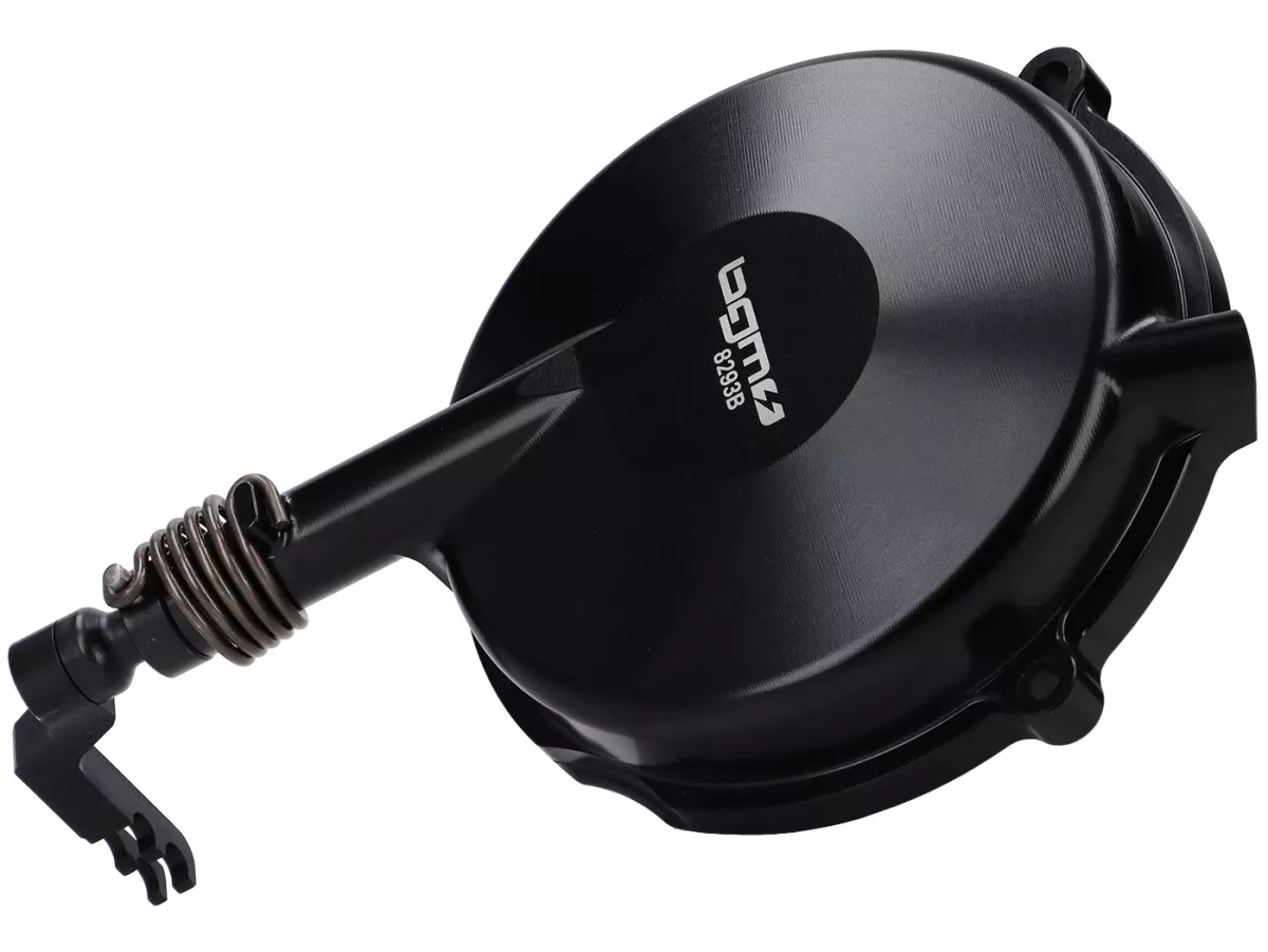 Carter d’embrayage complètement -BGM Pro Superstrong CNC Vespa Largeframe (1958-1962)- conversion en type d'embrayage Vespa PX pour Vespa VBA1T, VBB1T, VNA2T, VNB1T-VNB3T, VGLA1T, VGLB1T, noir