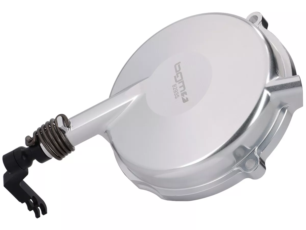 Tapa de embrague completa -BGM Pro Superstrong CNC Vespa Largeframe (1958-1962)- Conversión a embrague tipo PX para Vespa VBA1T, VBB1T, VNA2T, VNB1T-VNB3T, VGLA1T, VGLB1T, plata