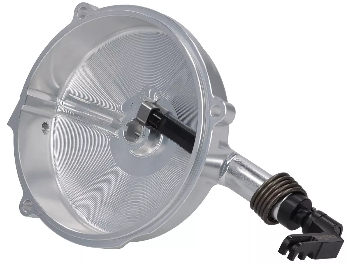 Tapa de embrague completa -BGM Pro Superstrong CNC Vespa Largeframe (1958-1962)- Conversión a embrague tipo PX para Vespa VBA1T, VBB1T, VNA2T, VNB1T-VNB3T, VGLA1T, VGLB1T, plata