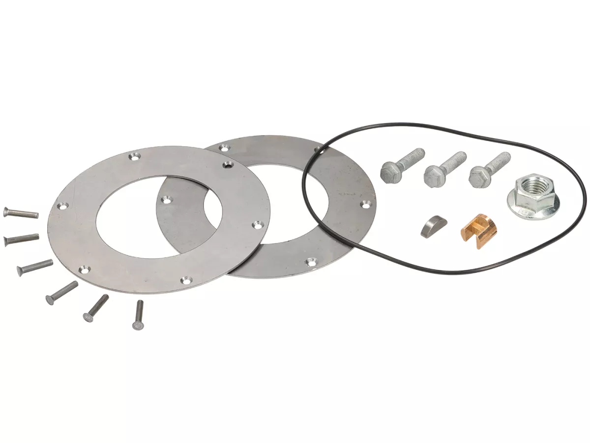Clutch incl. conversion clutch cover and primary drive set -BGM Pro Superstrong 2.0 CR80 Ultralube SPORT Alu, type Cosa2/FL - primary gear 63 tooth (straight) - Vespa Largeframe VNA, VNB1T (-M68988), VBA (-M124018), VBB1T (-M9224), VGLA, VGLB, VNC (-01100