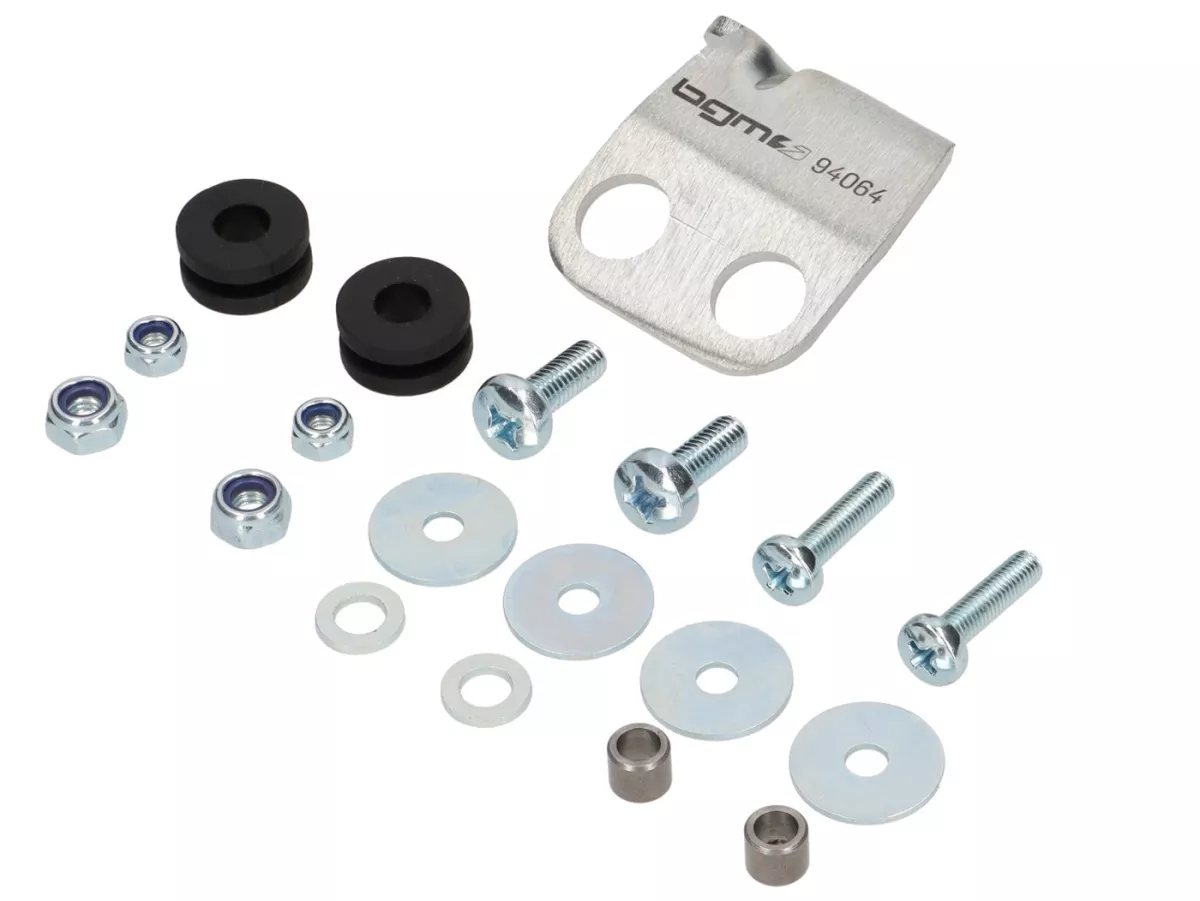 Set di piastre di supporto bobina di accensione / CDI -BGM PRO per VAPE- Vespa PX Elestart, Cosa, alloggiamento motore Malossi V-One/VR-One