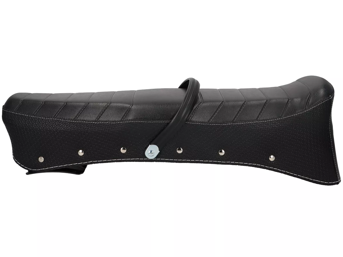 Seat -BGM PRO- Lambretta GP 200 electronic - Vintage black with white stitching