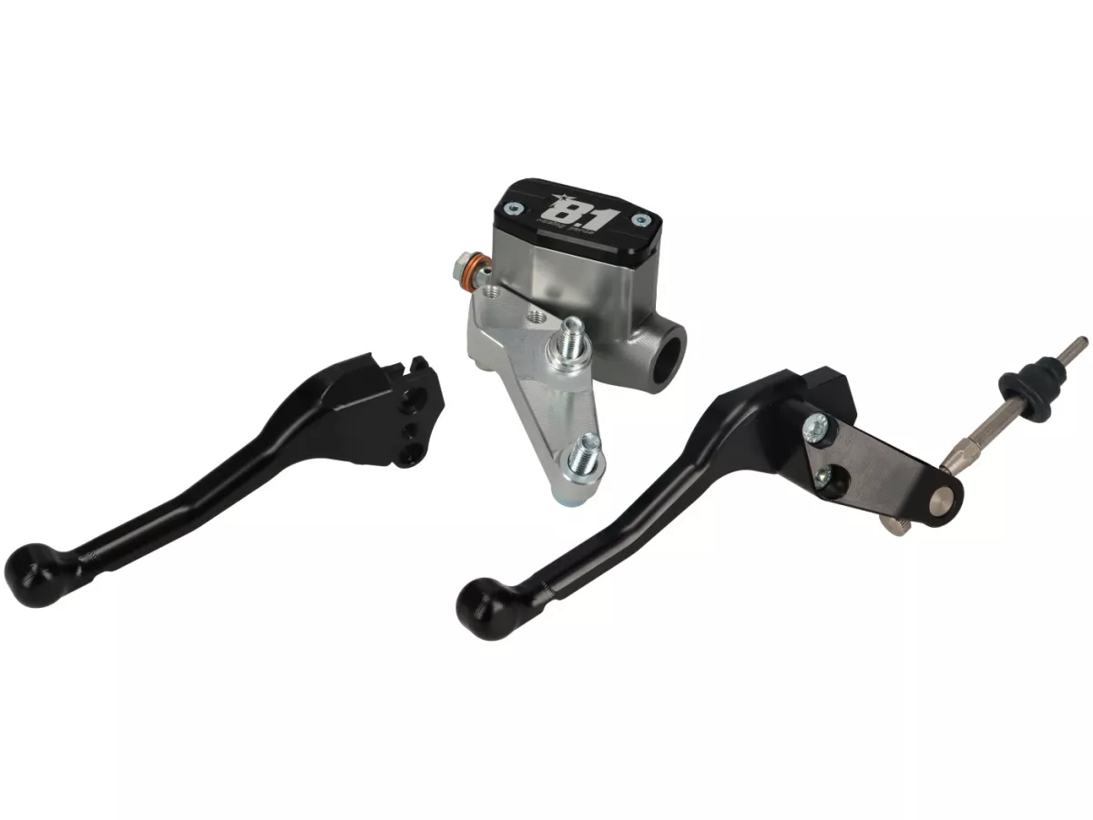 Voorrem pomp -8.1 OTTOPUNTOUNO- zuiger Ø=11mm, CNC - Vespa V50 Speciaal, V50 Elestart- rechts, zwart