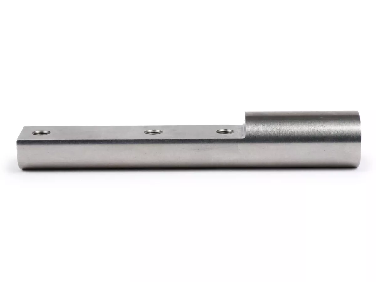 Brake pump handlebar bracket -CTP for Piaggio TPH Typhoon / Crimaz brake pump- Vespa VB, VBA, VBB, VNB3T, VNB4T, VNB5T, VNB6T, VGLA, VGLB, T4 - stainless steel