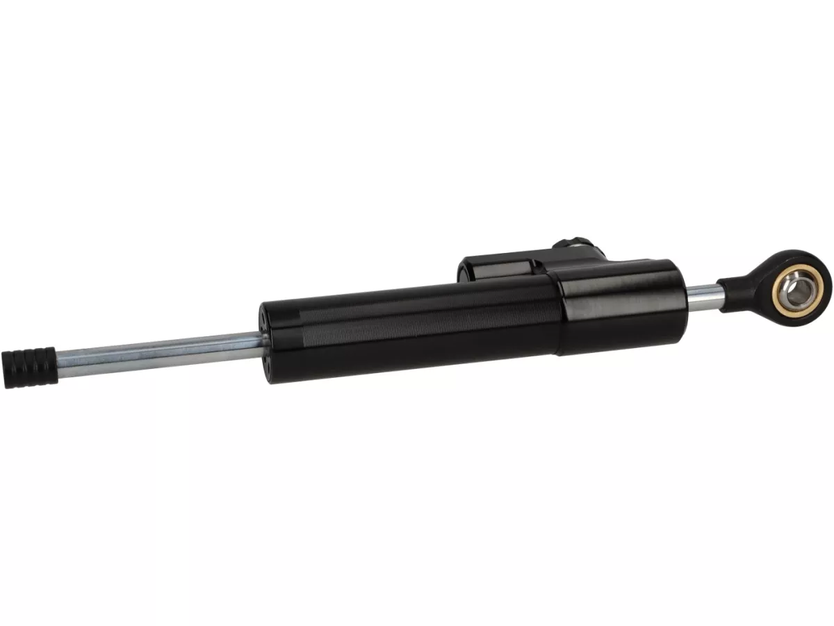Stuurdemper incl. bevestiging -CTP aluminium- Vespa Largeframe VBA1T (-110487), VBB1T, VBB2T, 150 GL (VGLA1T, VGLB1T)