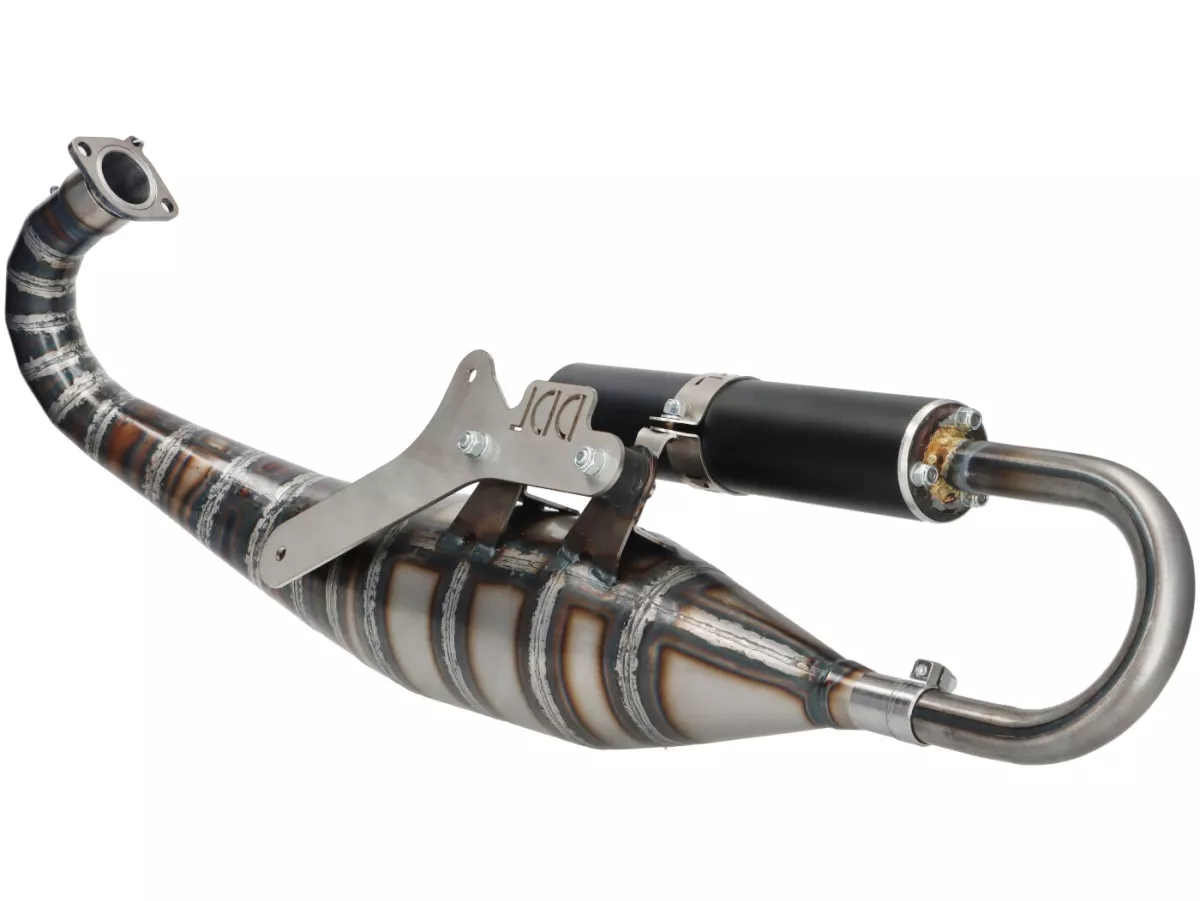 Uitlaat -DDL TUNING 55mm slag- Piaggio 125-180cc AC/LC 2-takt Maxi - Gilera Runner FX/FXR 125-180, Italjet Dragster 125-180