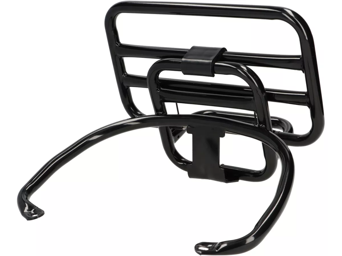 Portapacchi posteriore pieghevole -DMP- Vespa GT, GTL, GTV, GTS, GTS Super, GT60 - 125-200-250-300cc - nero lucido