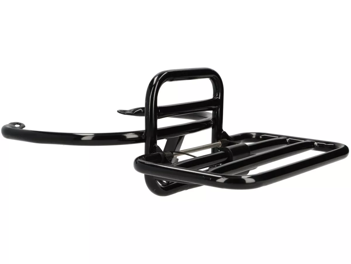 Portapacchi posteriore pieghevole -DMP- Vespa GT, GTL, GTV, GTS, GTS Super, GT60 - 125-200-250-300cc - nero lucido