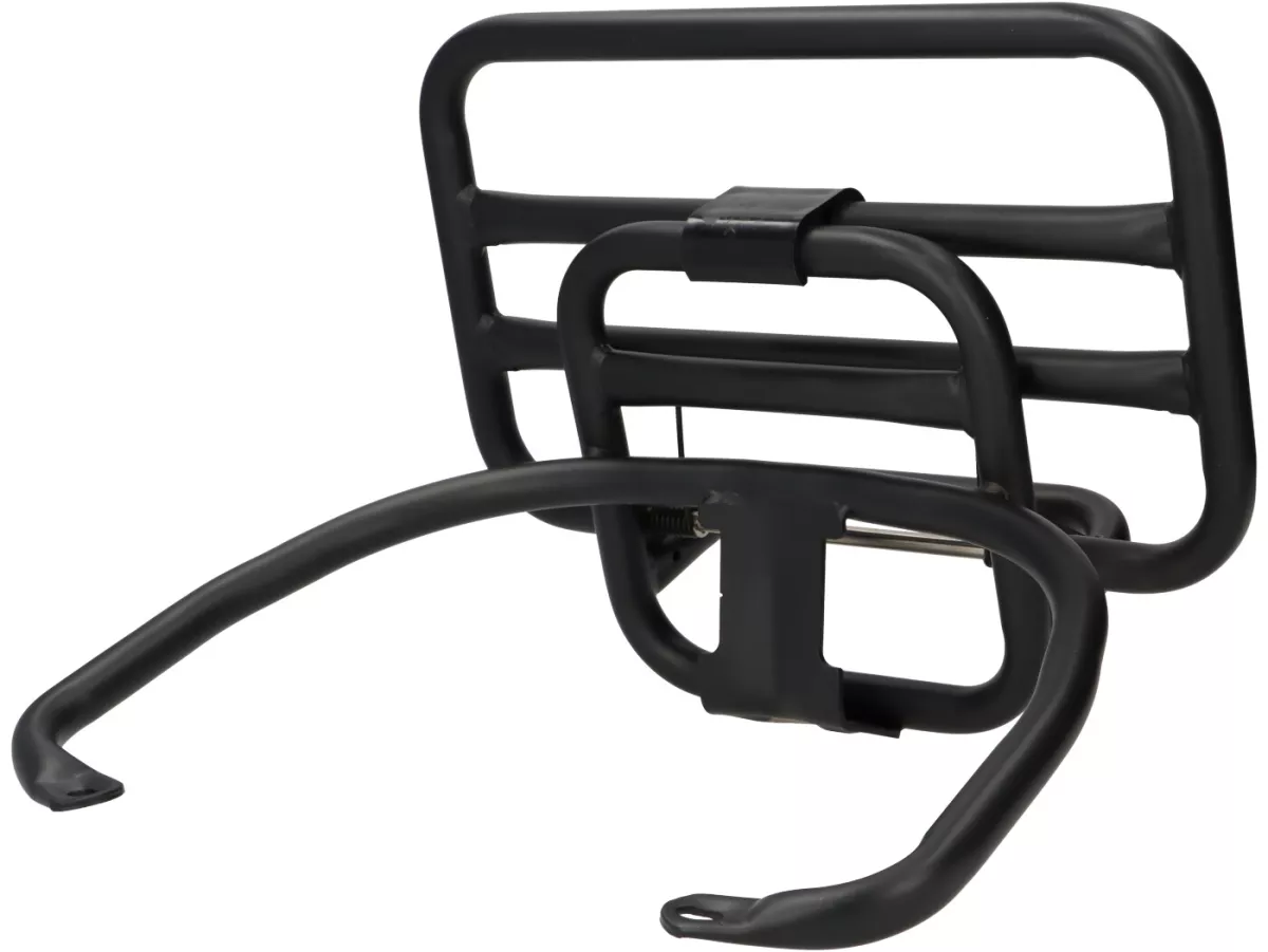 Porte bagages arrière rabattable -DMP- Vespa GT, GTL, GTV, GTS, GTS Super, GT60 - 125-200-250-300cc - noir mat