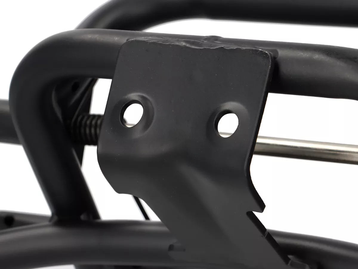 Porte bagages arrière rabattable -DMP- Vespa GT, GTL, GTV, GTS, GTS Super, GT60 - 125-200-250-300cc - noir mat