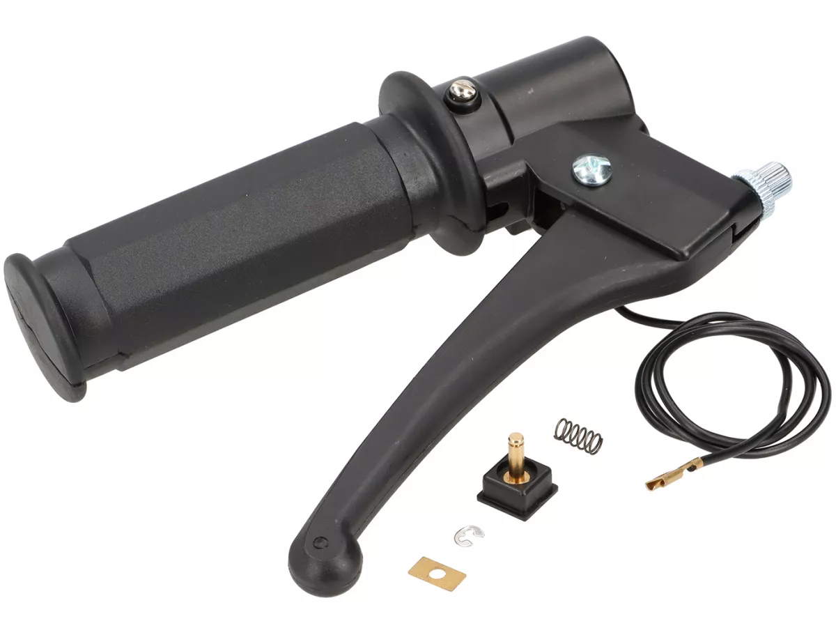 Gashandtag -DMP- höger PIAGGIO CIAO PX, SI, Bravo, Superbravo 50- inkl. handtag, bromshandtag