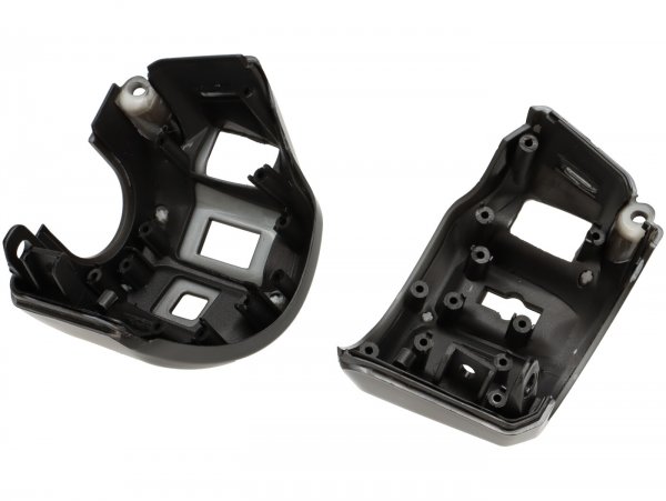 Light switch - indicator switch housing set -DMP- Vespa GTS 125-300 RST/Keyless 2023 - glossy black