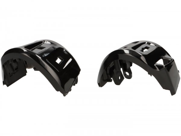 Light switch - indicator switch housing set -DMP- Vespa GTS 125-300 RST/Keyless 2023 - glossy black