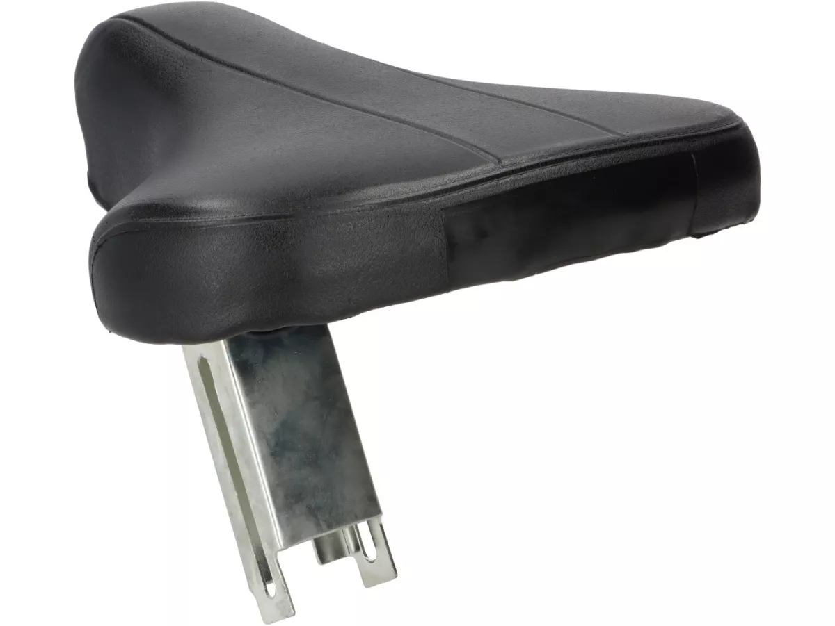 Saddle -DMP- Piaggio Ciao - square seat post - black