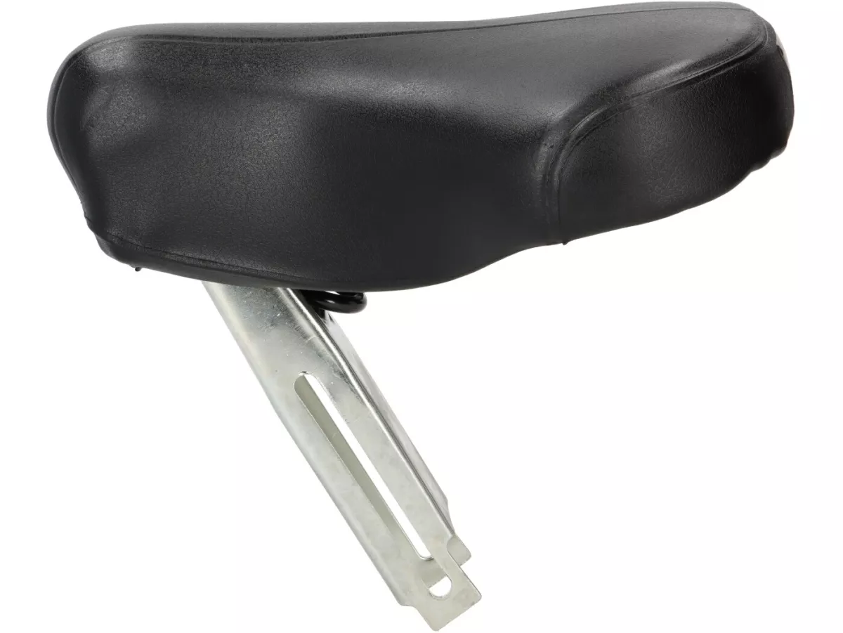 Saddle -DMP- Piaggio Ciao - square seat post - black