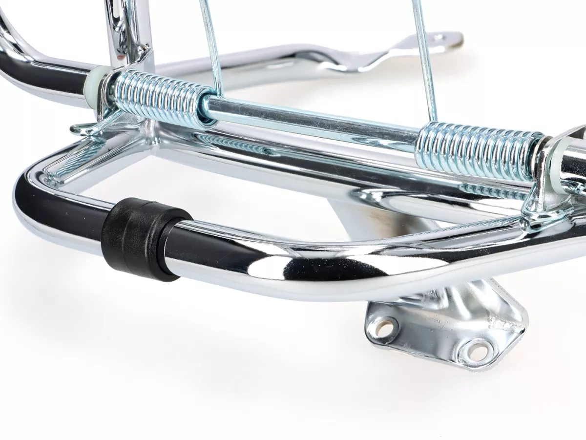 Opklapbaar bagagerek achter -PIAGGIO- Vespa Sprint, Primavera, Sprint Elettrica, Primavera Elettrica - chroom