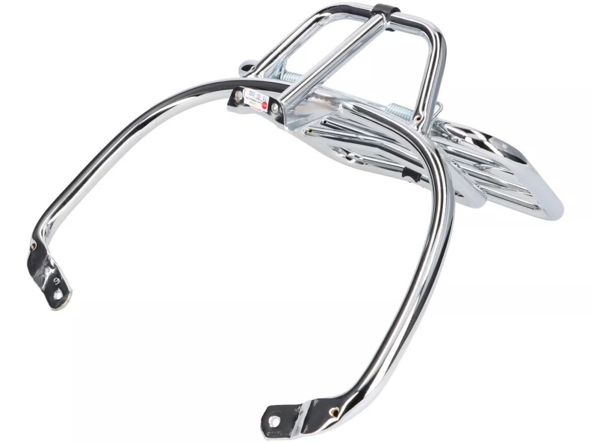 Opklapbaar bagagerek achter -PIAGGIO- Vespa Sprint, Primavera, Sprint Elettrica, Primavera Elettrica - chroom