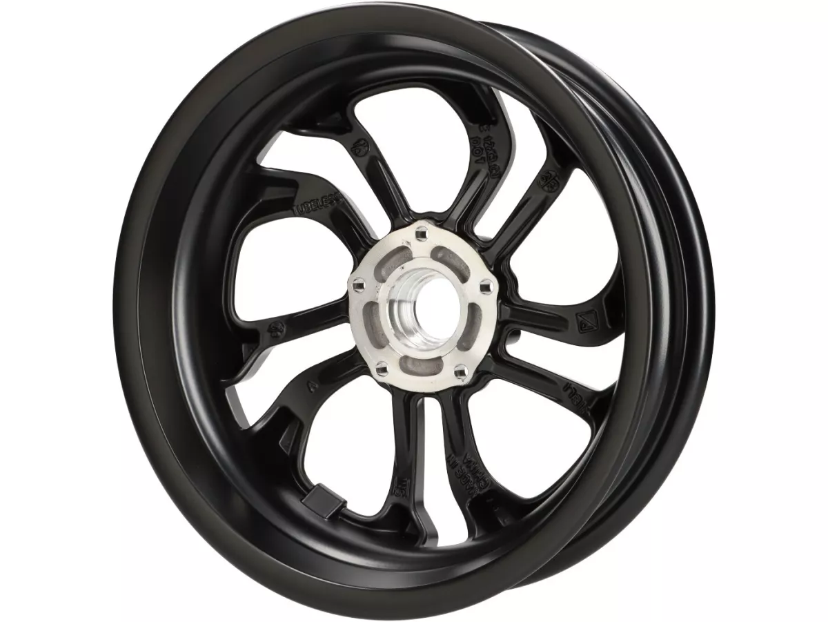 Front rim 3.00x12 -PIAGGIO- Vespa GTV HPE 300-310 RST Euro 5/5+ Keyless ABS 4T 4V LC - black matt