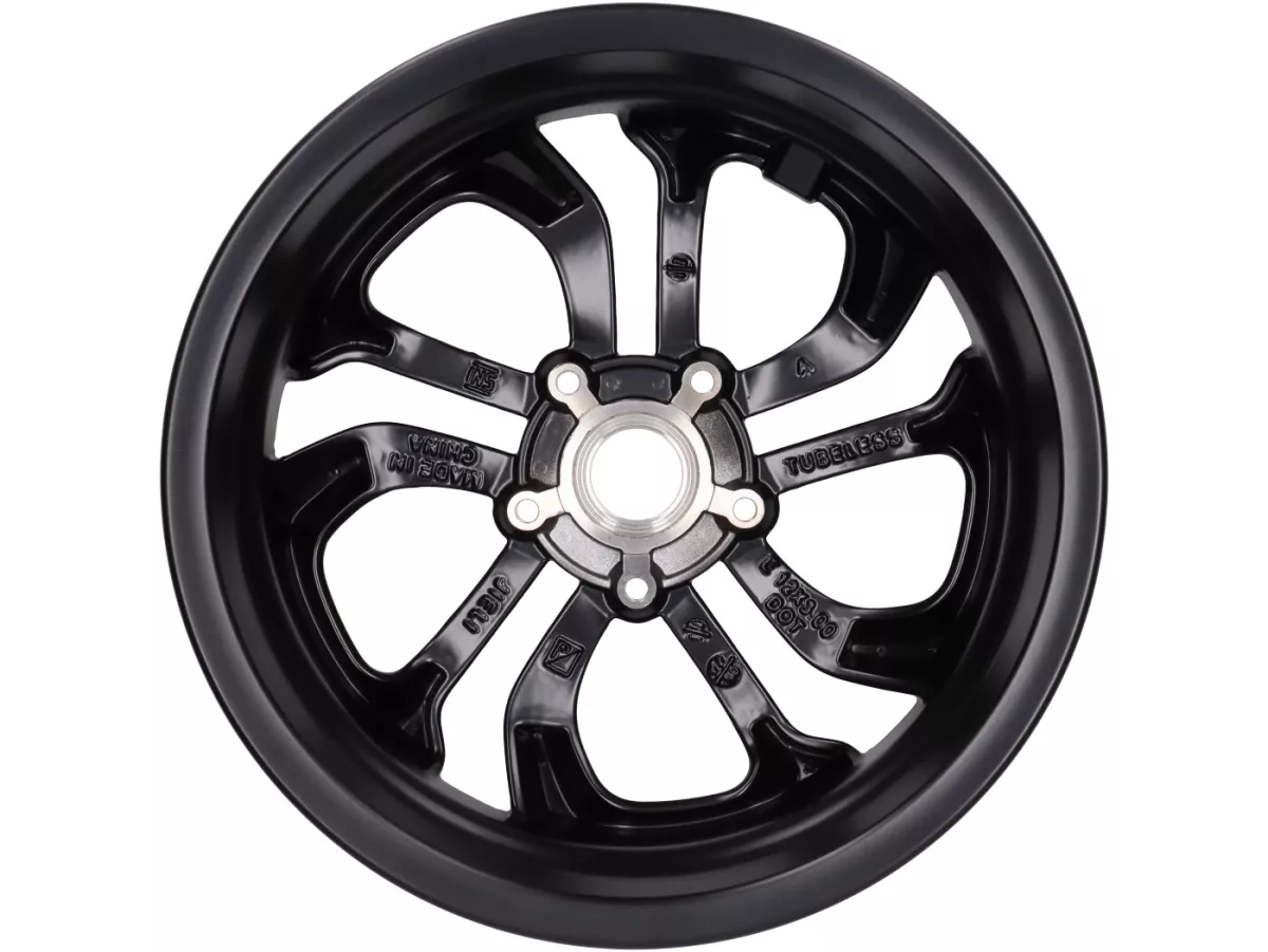 Rear rim 3.00x12 -PIAGGIO- Vespa GTV HPE 300-310 RST Euro 5/5+ Keyless ABS 4T 4V LC - black matt