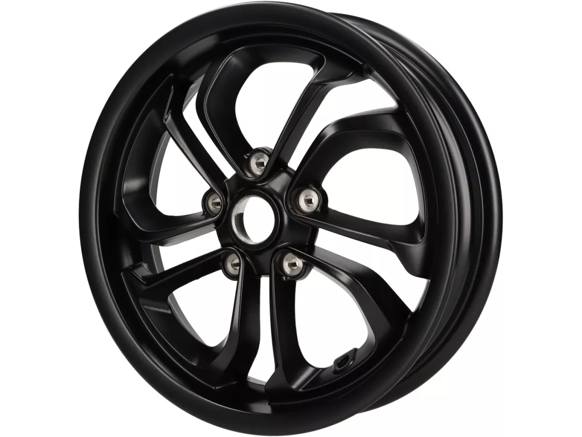 Rear rim 3.00x12 -PIAGGIO- Vespa GTV HPE 300-310 RST Euro 5/5+ Keyless ABS 4T 4V LC - black matt