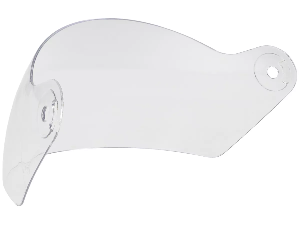 Vizier voor helm -HELMO MILANO- Demi Jet, Eos - krasbestendig - helder