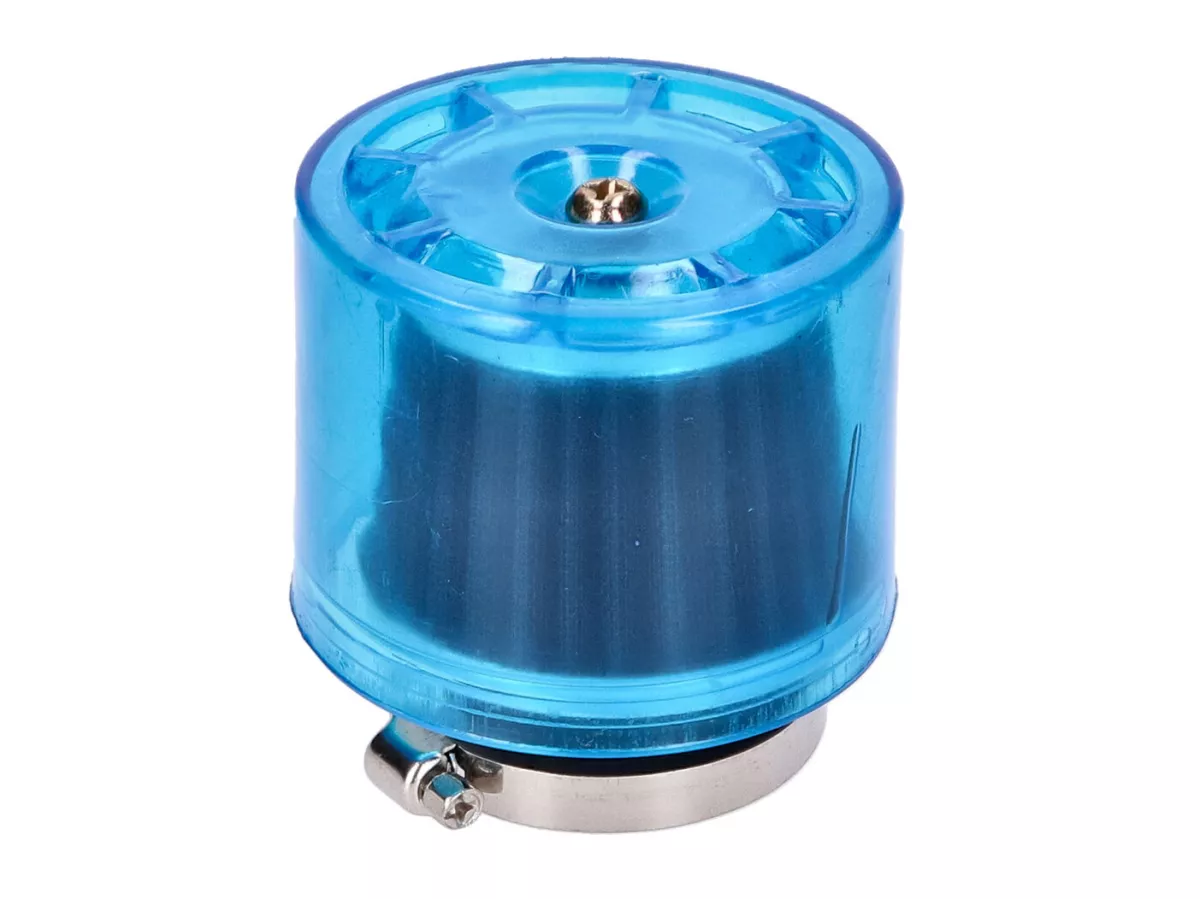 Filtre à air Air-System -101 OCTANE- 38mm droit bleu