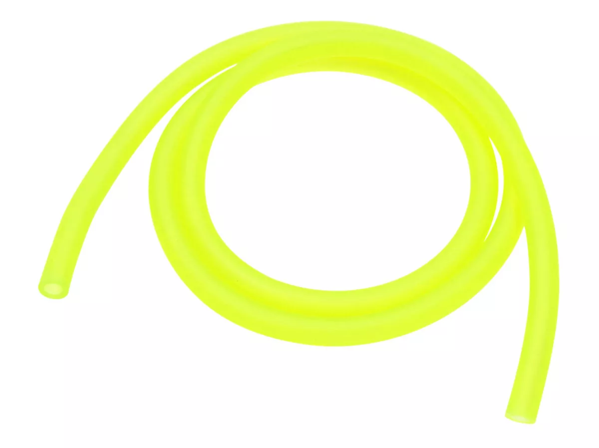 Tuyau à essence -101 OCTANE- jaune fluo 1m - 5x9mm