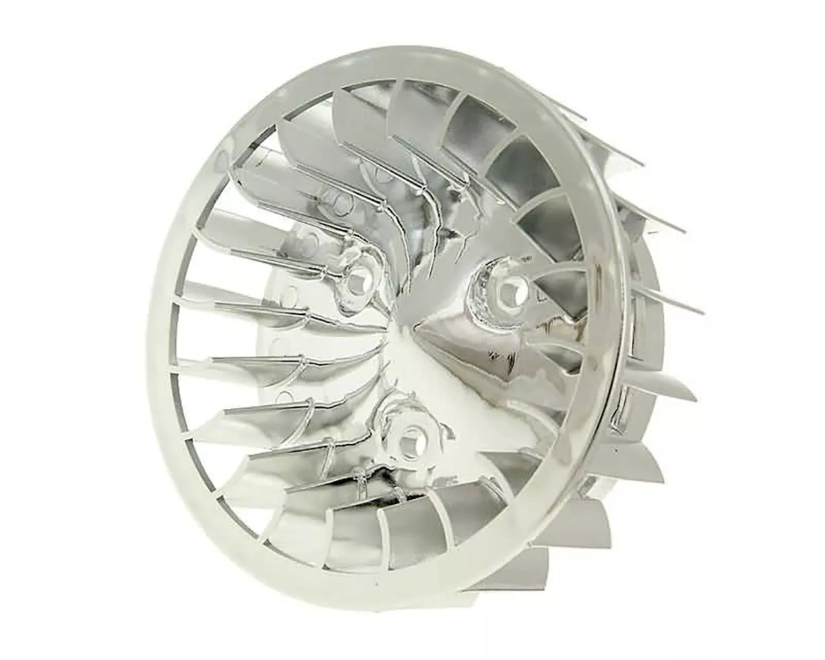 Roda kipas krom -101 OCTANE- untuk Minarelli horizontal, Keeway, CPI, 1E40QMB