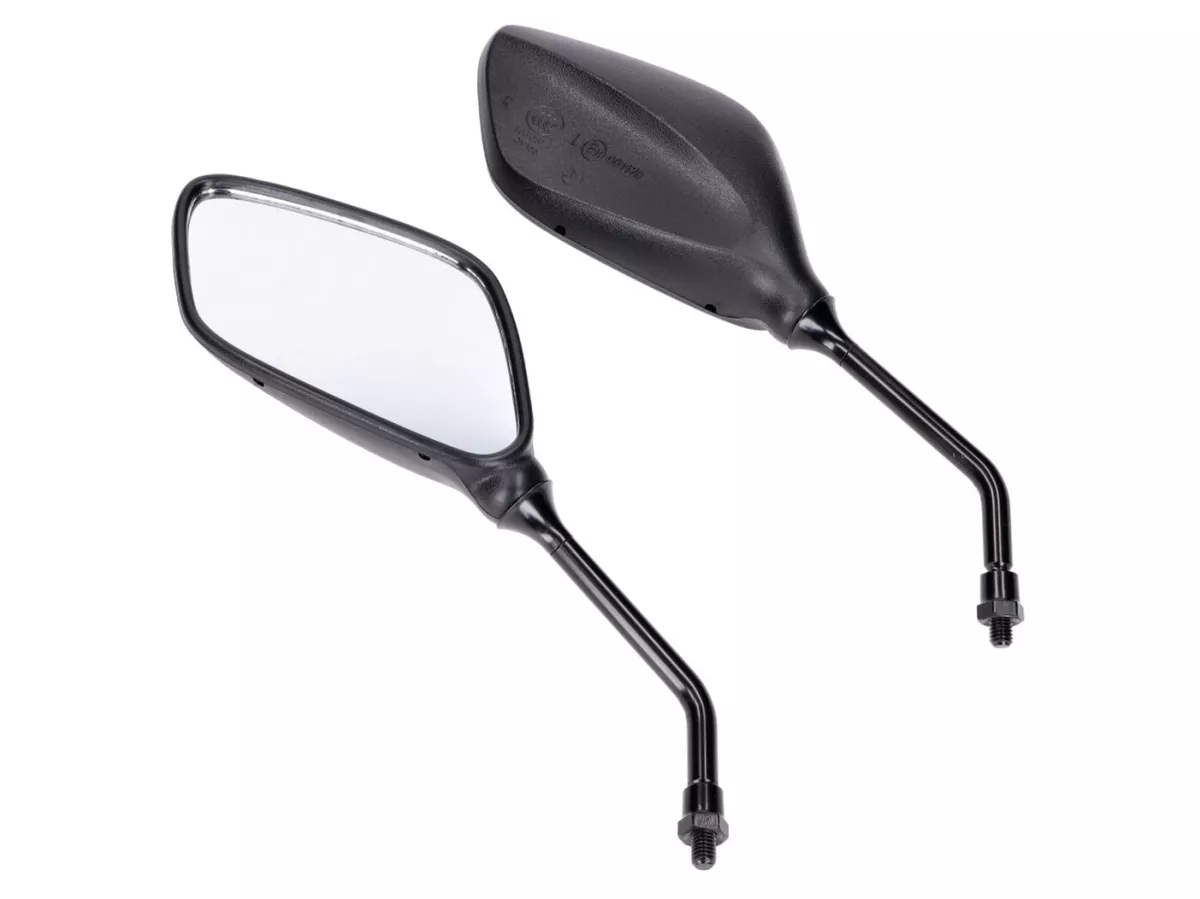 Rétroviseurs -101 OCTANE- Rhombus M8 noir, côté droit fil droit