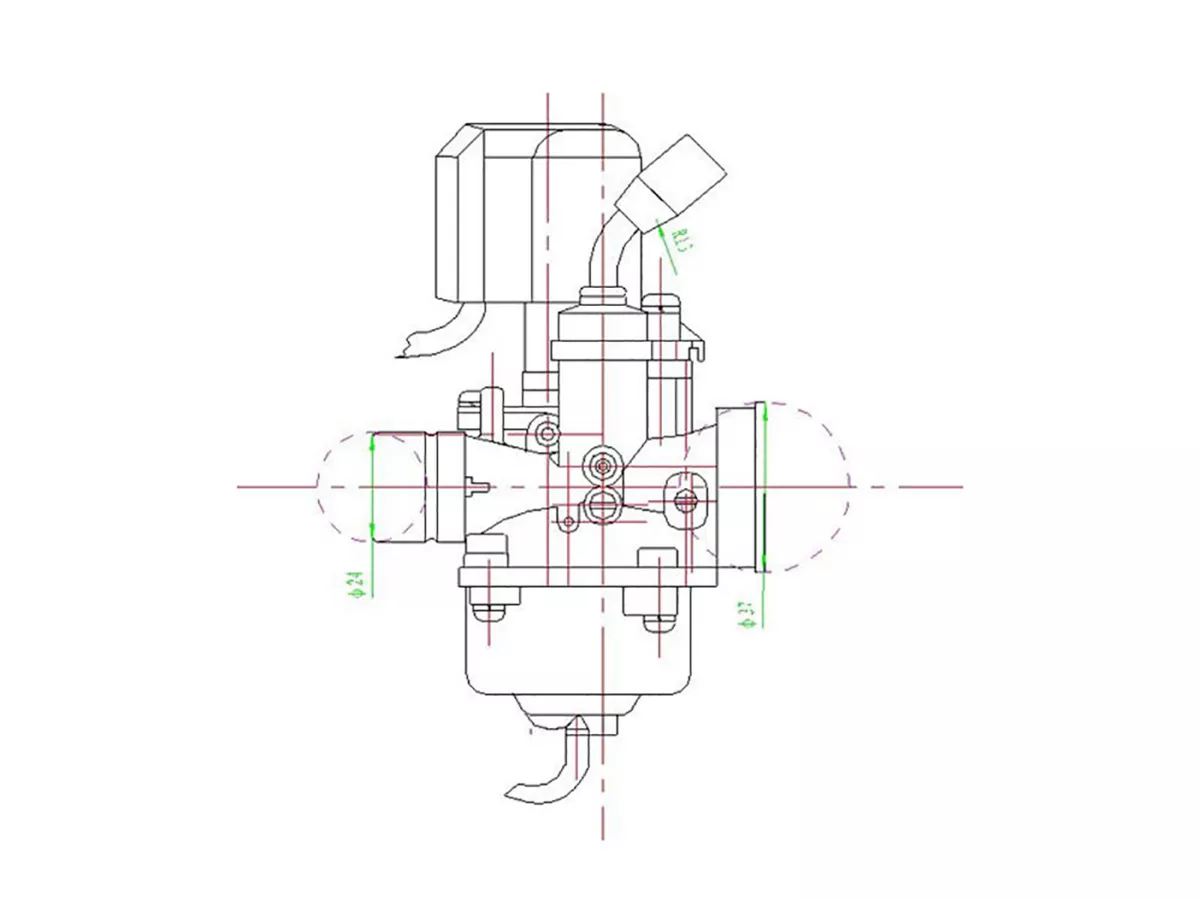 Carburatore -101 OCTANE- per Minarelli, CPI, Keeway, Generico, QJ 1E40QMB