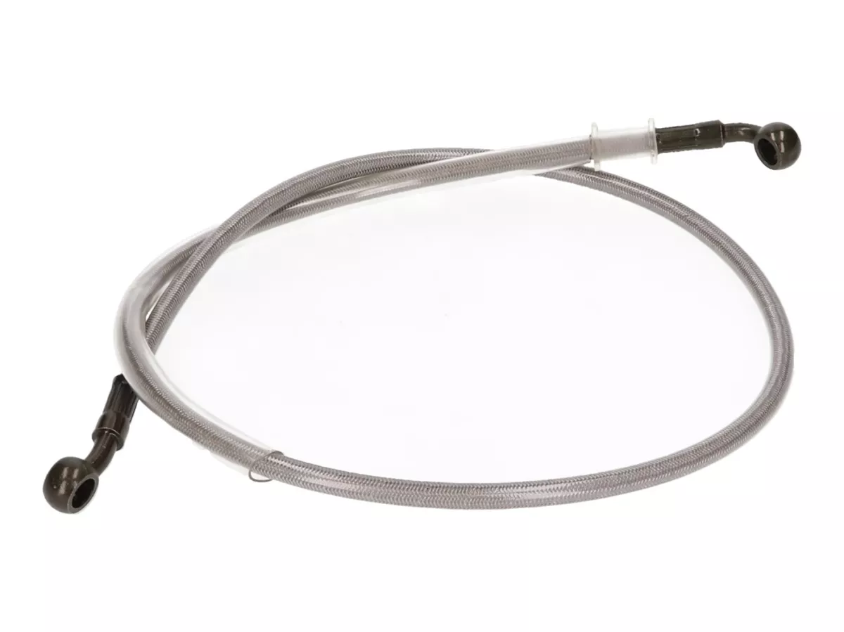 Brake hose, front -OEM QUALITY- GY6 50-150 - braided steel coated