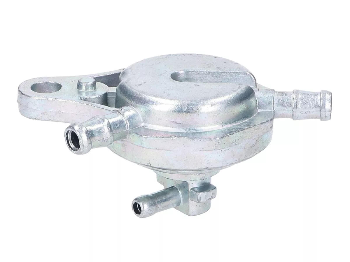 Fuel tap -101 OCTANE- vacuum - new version for GY6 50-150ccm - three connections