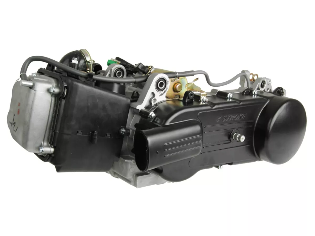 engine complete -101 OCTANE- long version for rear drum brake, 835mm drive belt for GY6 125cc 152QMI