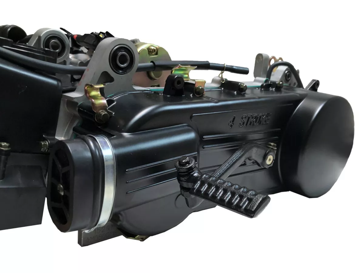 engine complete -101 OCTANE- long version for rear drum brake, 835mm drive belt for GY6 125cc 152QMI