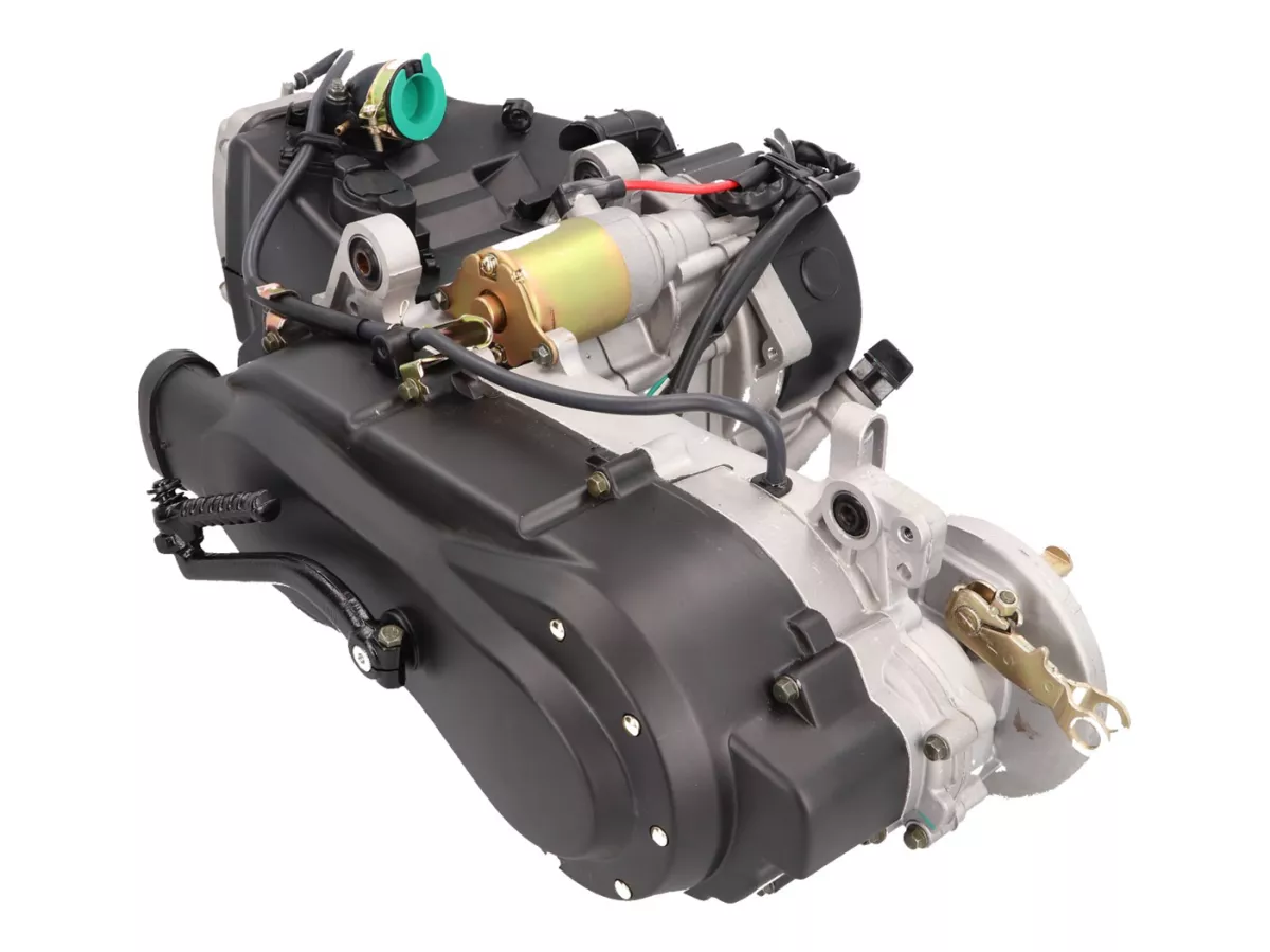 engine complete -101 OCTANE- short version for rear drum brake, 743mm drive belt for GY6 125cc 152QMI