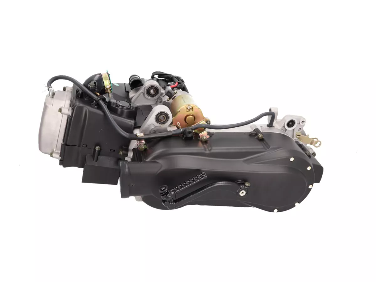 engine complete -101 OCTANE- short version for rear drum brake, 743mm drive belt for GY6 125cc 152QMI