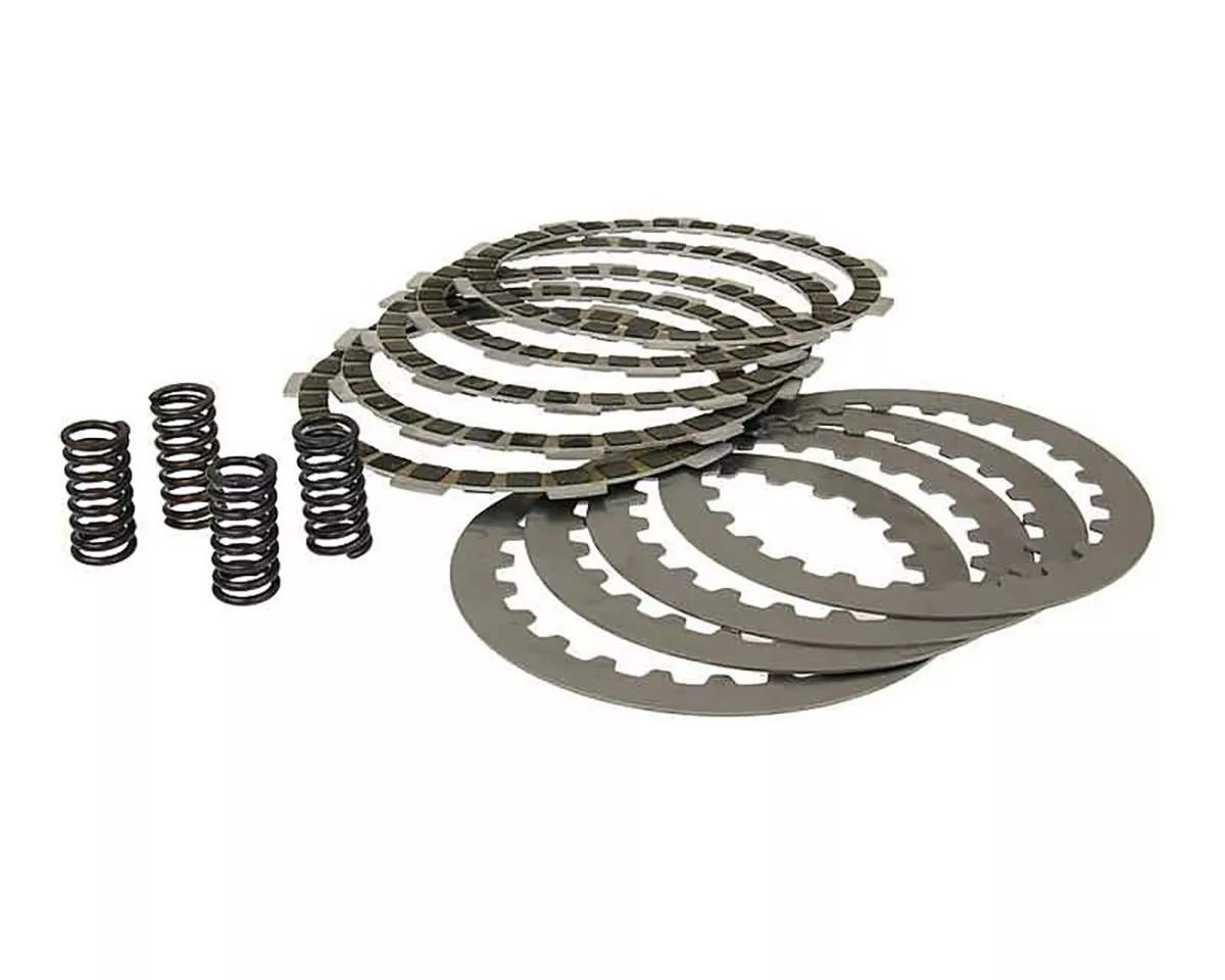 Kupplungsscheiben Set HF mit 5 Reibscheiben -101 OCTANE- für Minarelli AM, Generic, KSR-Moto, Keeway, Motobi, Ride, 1E40MA, 1E40MB