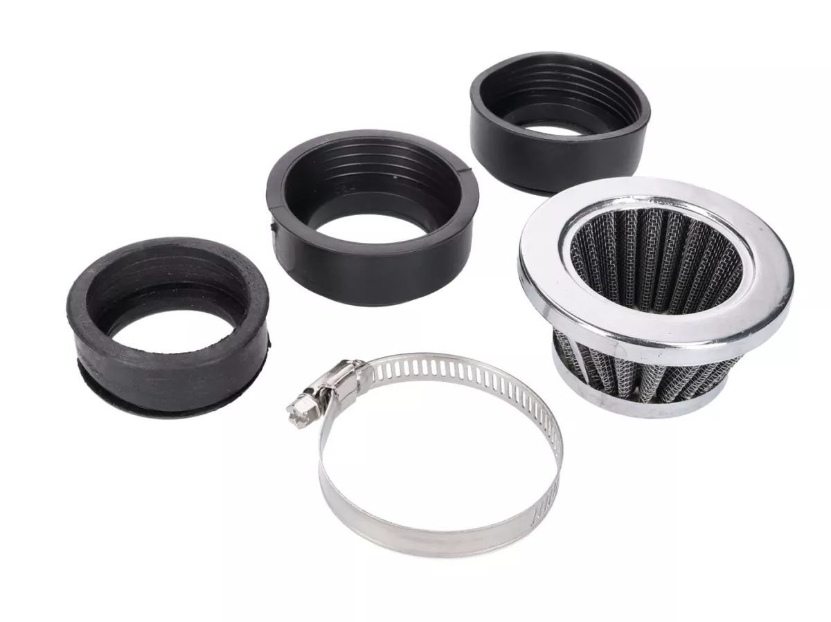 Filtro aria -101 OCTANE- Powerfilter Shorty 44-54mm cromato