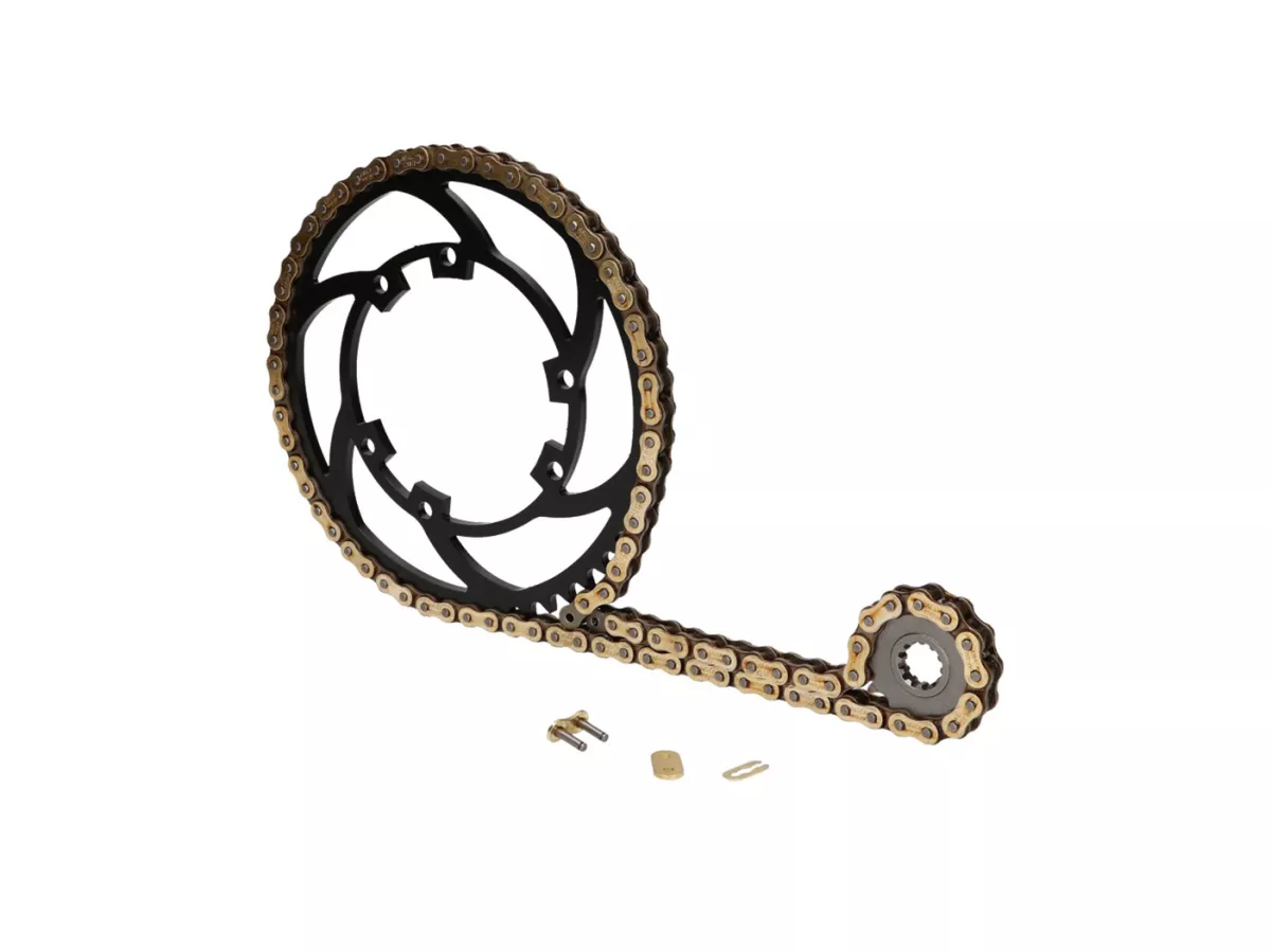 Kettensatz -101 OCTANE- Premium 12/53 Zähne für Derbi GPR 50 Nude -05, GPR 50 Racing -05